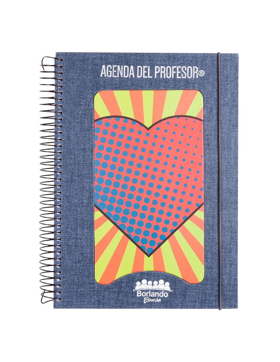 Agenda del Profesor jeans corazón Borlandoeduca.cl